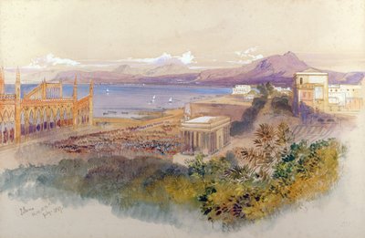 Palermo, 1847 by Edward Lear